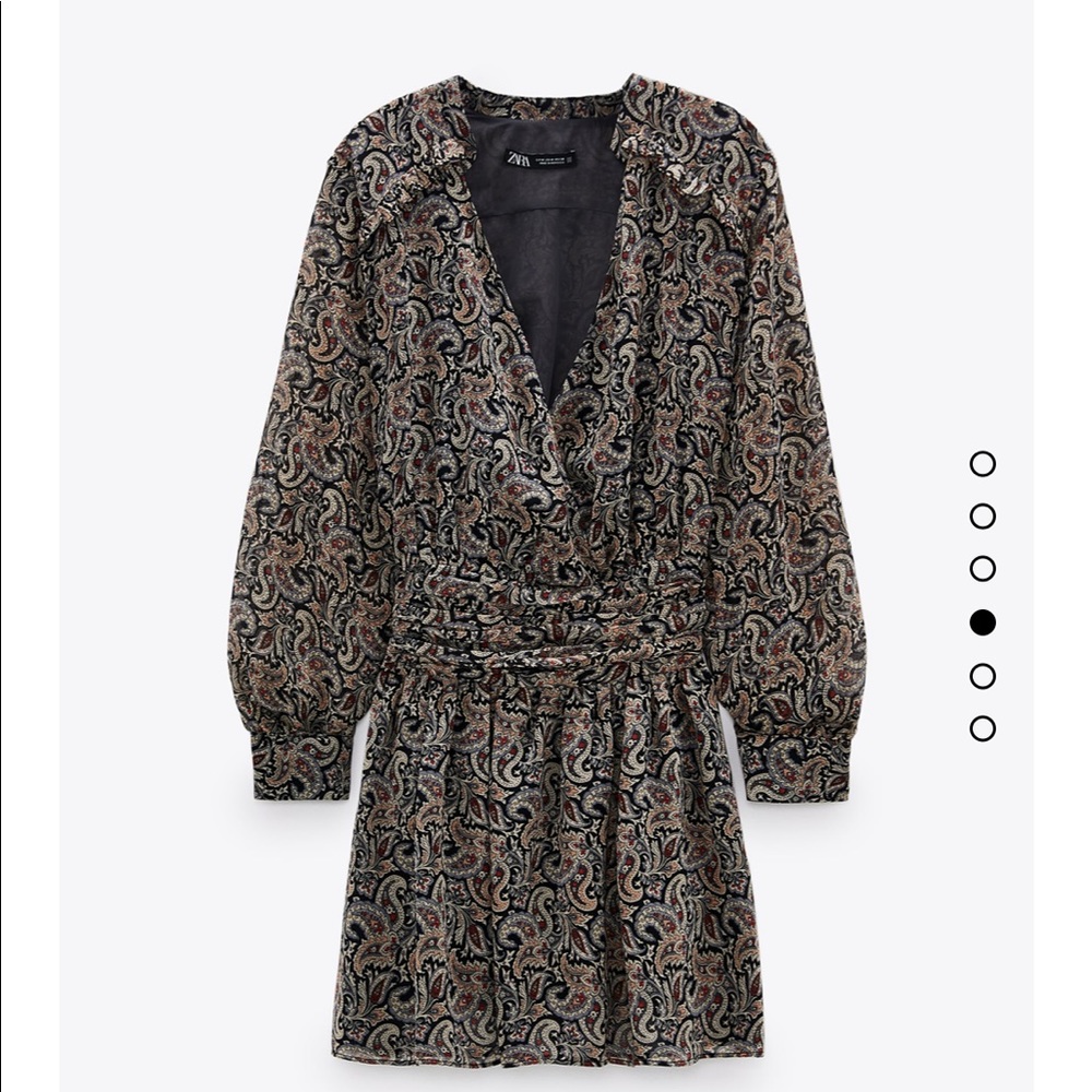 ZARA printed mini dress - Picture 8 of 11